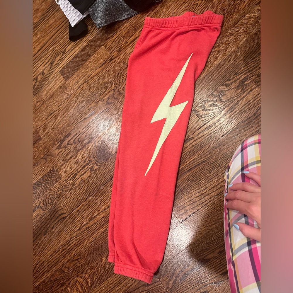 Kids Aviator Nation Bolt Sweatpants size 10